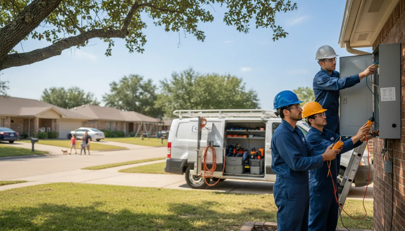 Emergency electrical repair services provided by licensed electricians in Tennessee